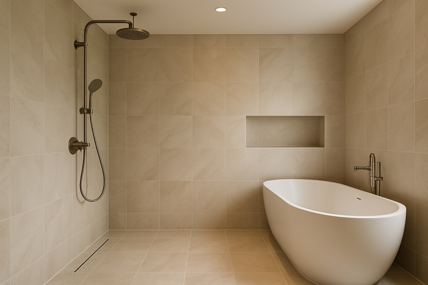 Walk-In Showers tile installation